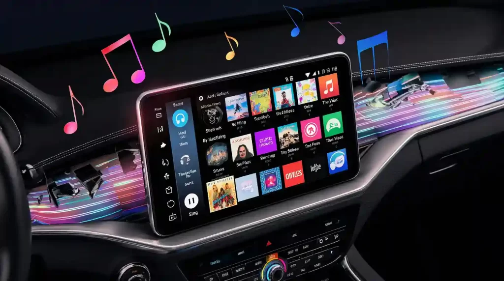 app musique compatible android auto