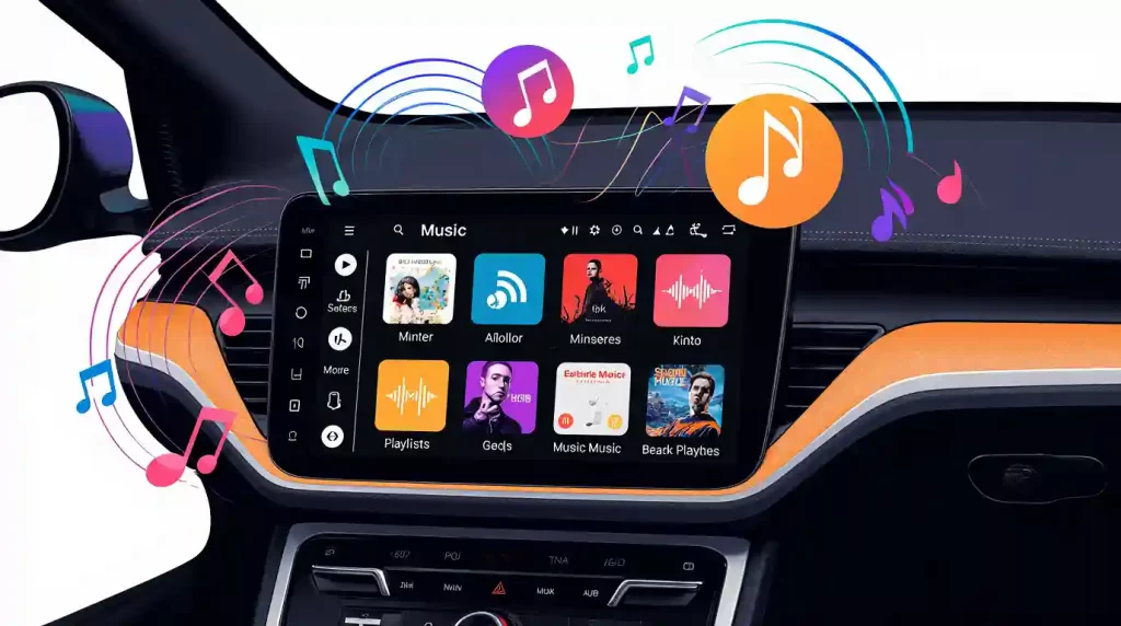applications musique compatible android auto